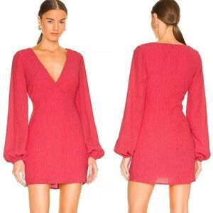 House of Harlow 1960 x REVOLVE Vero Mini Dress in Fuchsia. Size extra small.